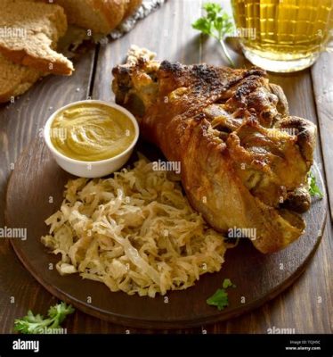  Eisbein – Savory Roasted Pork Knuckle Meets Tangy Sauerkraut Delight!